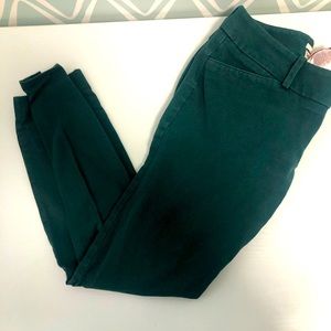 Green Stretch Dress Pants